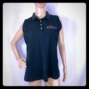 C5 Corvette Polo Style Sleeveless Top - Large